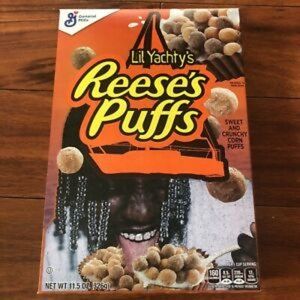 Lil Yacht's Reeses Limited Cereal Box 11.5 OZ